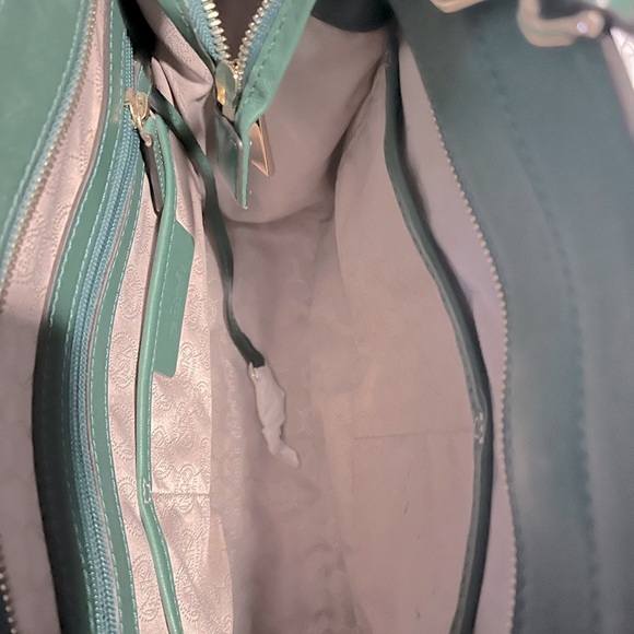 MICHAEL Michael Kors Green Leather Tote
Gently used but new condition - Picture 5 of 5